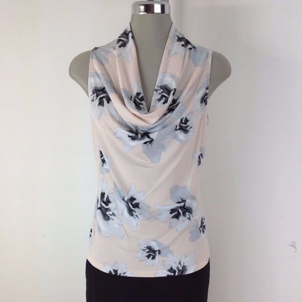 New MARC NEW YORK Women’s Pink Blouse Top Shawl Neckline
